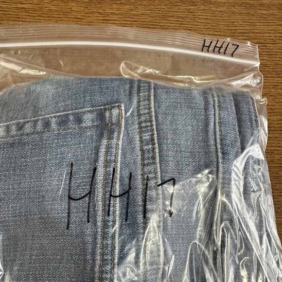 Tru Luxe Skinny Ankle Stretch Stripes on Side Raw Hem Jeans Y2K Women Sz  18 - Picture 10 of 10